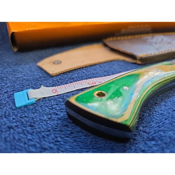 Hunting Bowie Knife 11.75 Inch Custom Forged Damascus Blade LMK Knives #9633 - Picture 5 of 8